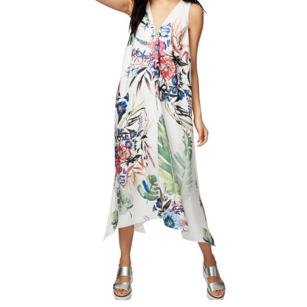 Rachel Rachel Roy‎ Havana Floral Printed Sleeveless 2x Beachy Fairy